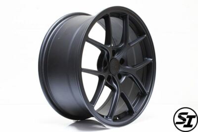 ROTA WHEELS KB KBF 18X8.5 +44 5X114.3 FLAT BLACK IS250 RX8 TSX TL
