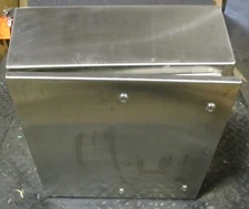 Nvent Hoffman WS242408SS Watershed Enclosure Wallmount Sloped Top 24" x 24" x 8"