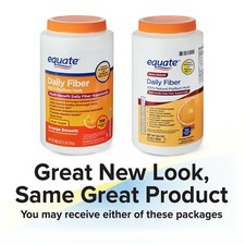 Equate Daily Fiber Orange Smooth Fiber Powder 48.2 oz healthy blood sugar level 