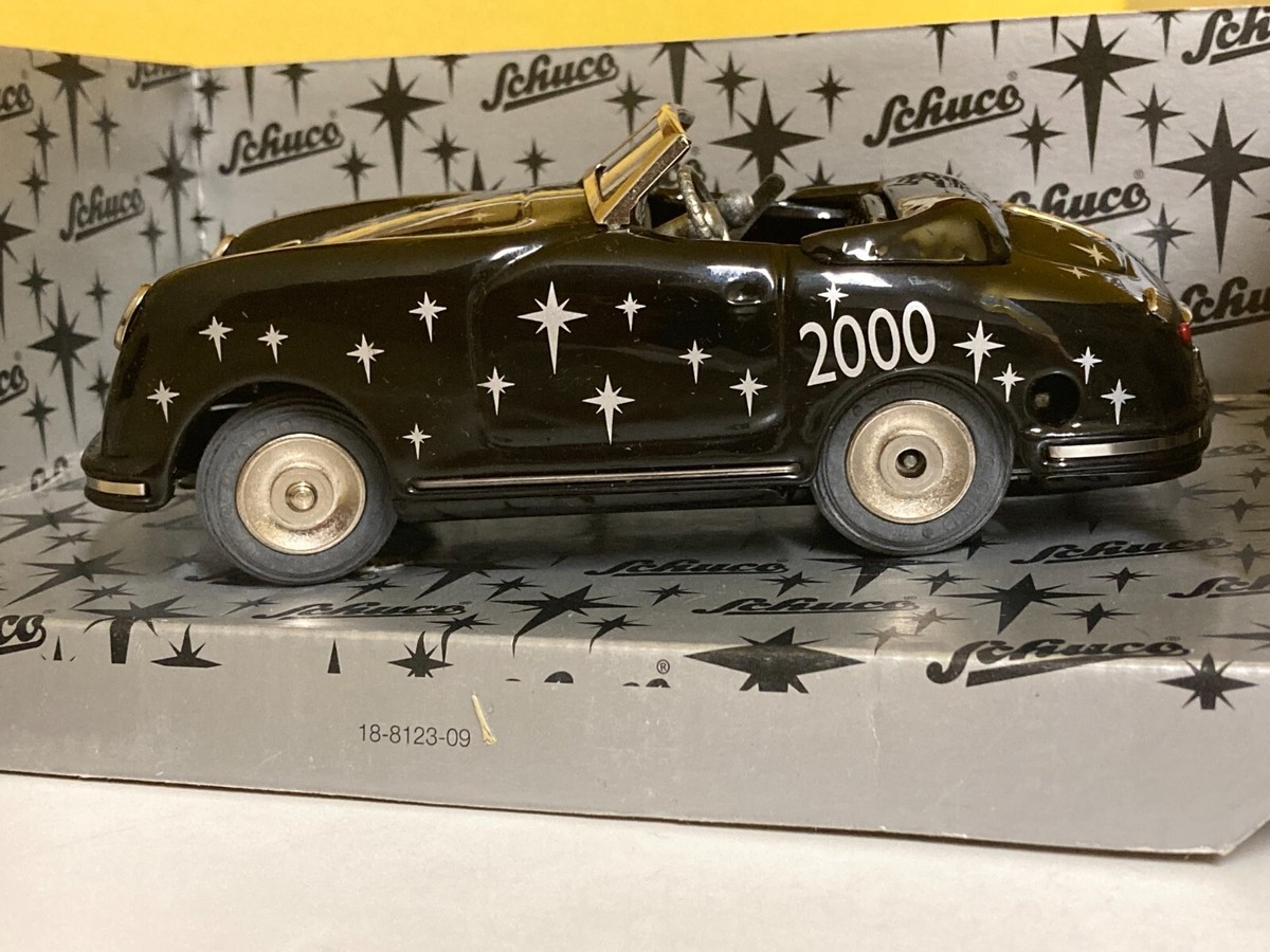 Schuco 01373 Porsche 356 Sport Examico Weihnachten 2000 – Miniature échelle 14cm, état Parfait, Boîte Abîmée