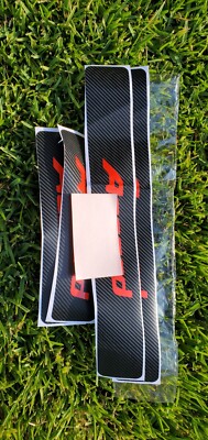 Carbon Fibre Door Sill Scuff Cover Anti Scratch Sticker 4Pcs For Honda Accord