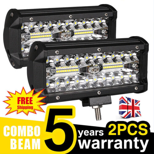 2X LED Work Light Bar Flood Spot Lights Driving Lamp Offroad Car Truck SUV 12V* - Picture 3 of 18