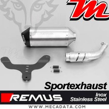 Silencieux Echappement Remus Sportexhaust Inox Piaggio Vespa GTS 300 i e 2015