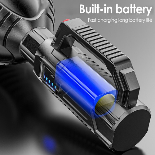 1/2 x Super LED Handscheinwerfer Camping Suchscheinwerfer Taschenlampe Notfälle - Bild 10 von 18