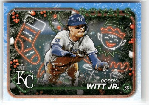 Bobby Witt Jr. 5-card lot Topps Chrome Stars of MLB, Holiday, Panini Green - Picture 6 of 11