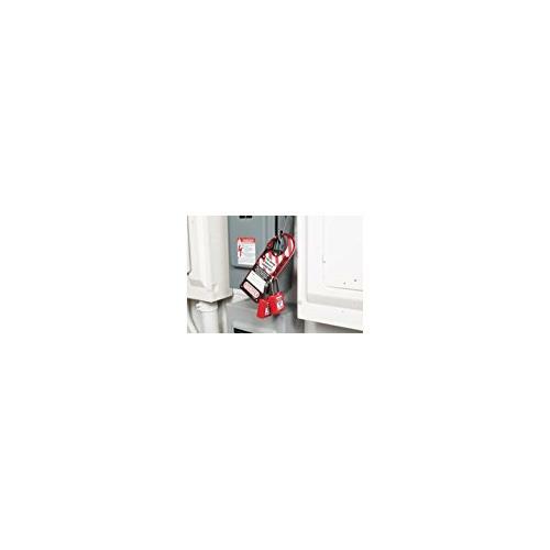 Government Safety Lockout Padlock, Zenex, 1 1/2 inch, Red, 1 Key - Picture 3 of 5