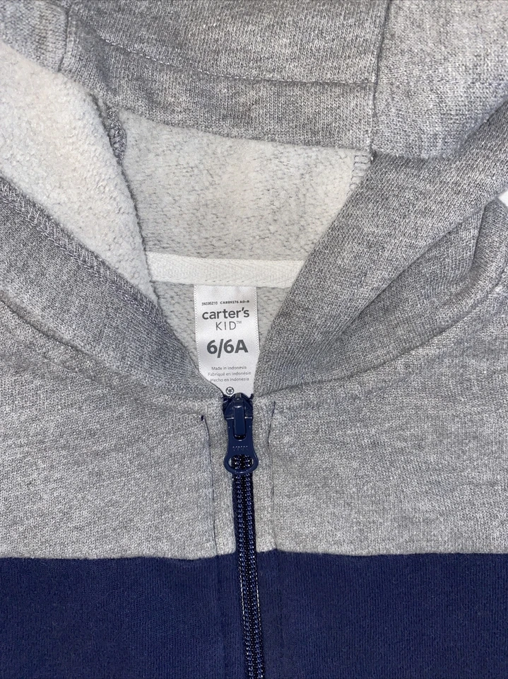 Chicos Sudaderas con Capucha Pullover S 6 Gris Azul Marino Lote De 4 Otoño Invierno Mangas Largas Foto 3 de 4