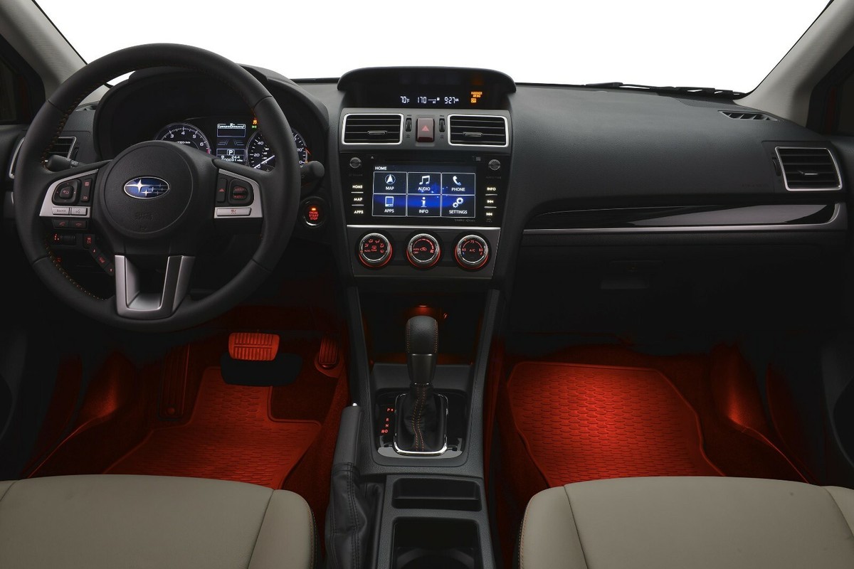SUBARU TECNICA INTERNATIONAL LEDライト 2013-2021 Subaru Sti Wrx Interior RED Illumination Kit Genuine