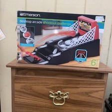 NEW Emerson Desktop Arcade Shootout Challenge Real Arcade Action 1000263 NIB