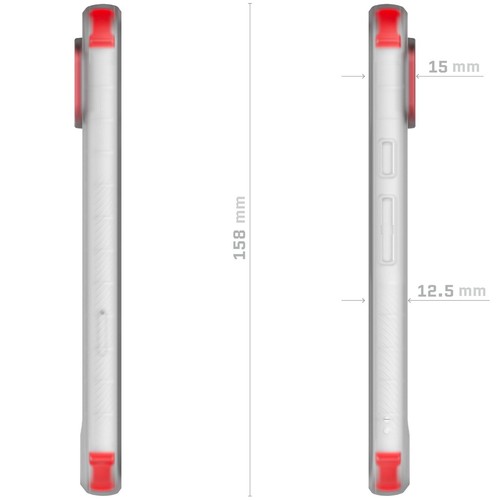 Ghostek COVERT Custodia protettiva trasparente antiurto progettata per Google Pixel 8a - Foto 8 di 24