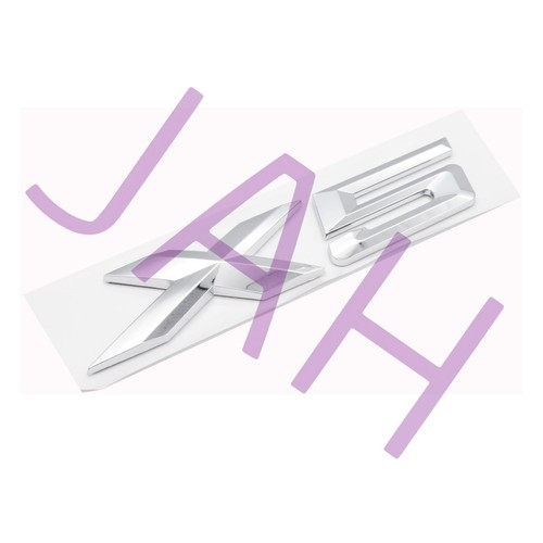 X5 LETTERING REAR BOOT LID TRUNK BADGE EMBLEM FOR BMW XDRIVE SERIES, CHROME - Bild 2 von 3