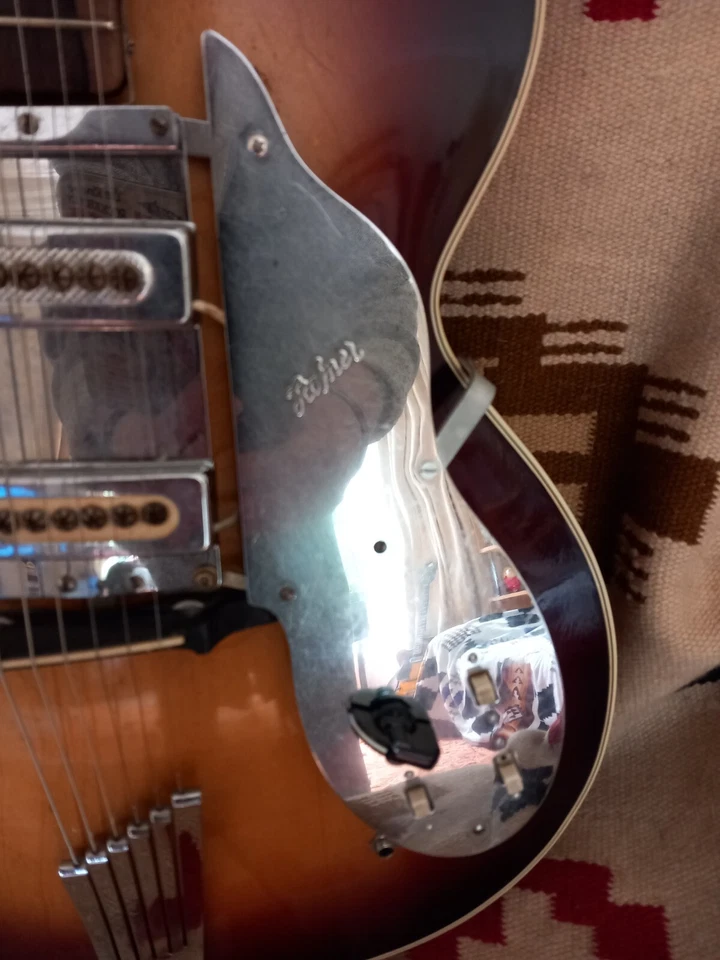 Guitarra Hofner 1958 Senater Guitarra Archtop Semi Acústica Foto 3 de 4