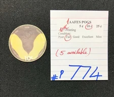 AAFES POGS, 11th Series/Printing,1 POG, 10¢ , #P774, FAIR