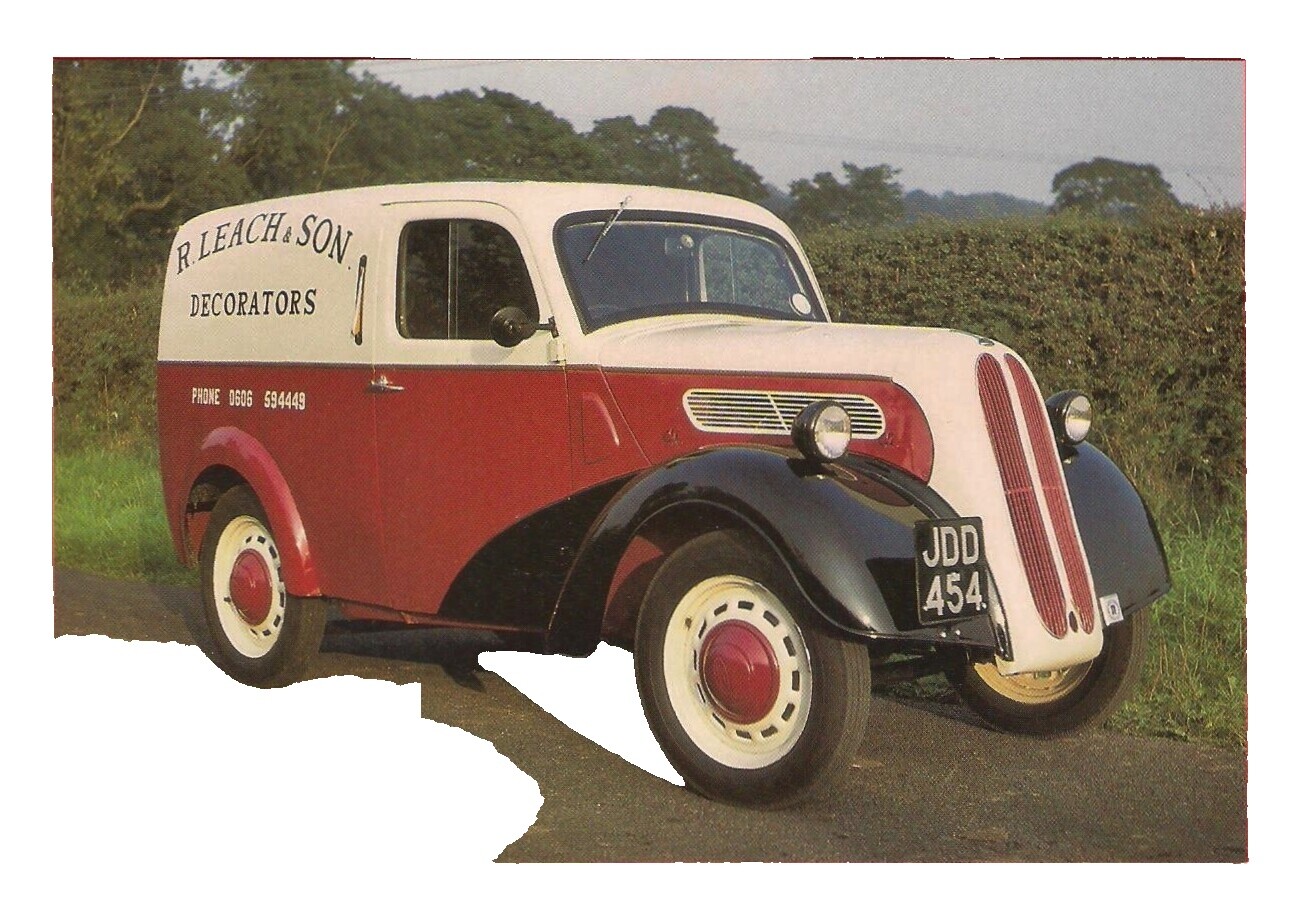Nine Somerville Models cars, comprising a No. 145A 1950 Ford Prefect, a No. 103 Ford Popular E103, a