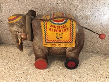 Vintage Fisher Price Musical Elephant 145