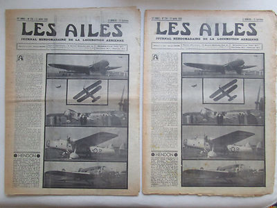 WINGS 1935 734 HENDON LOCKHEED ELECTRA ANGERS RNEA AIRCRAFT REMOTE CONTROL POU