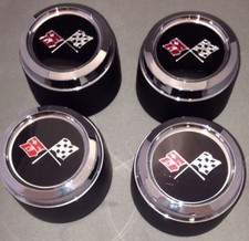 New 1973-1979 Chevrolet Corvette Wheel Hub Center Cap Set Gm Restoration
