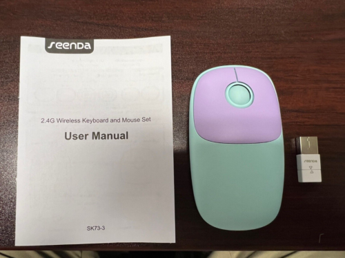 Wireless Keyboard and Mouse Combo, Seenda USB/Type C Wireless Mouse and Keyboard - Picture 9 of 14