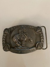 Vintage Buckles Of America No.BA-101 End Of The Trail Belt Buckle