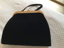RARE SAC A MAIN  NOIR YVES SAINT LAURENT