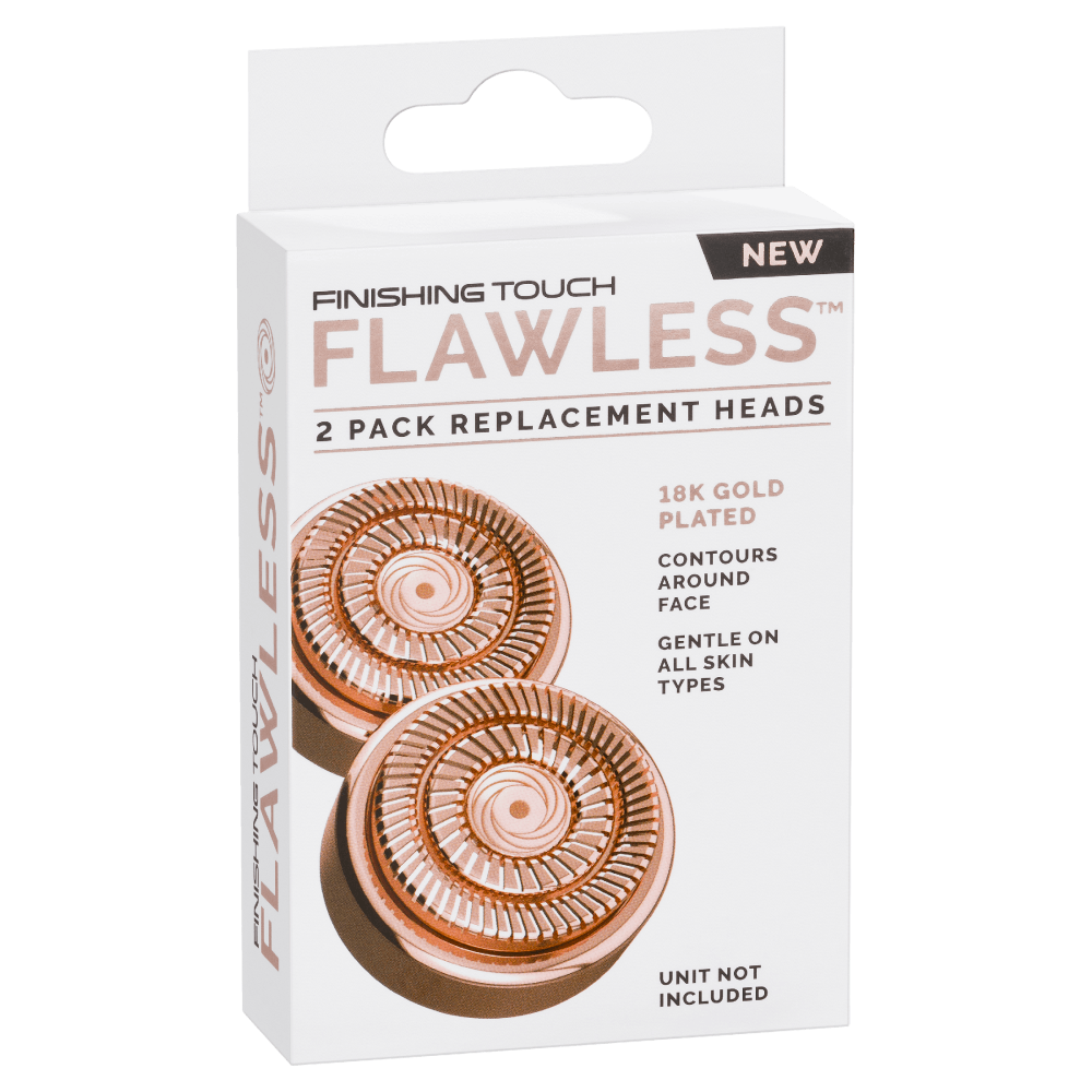 Finishing Touch Flawless Facial Hair Remover v2 Replacement Heads 2pk