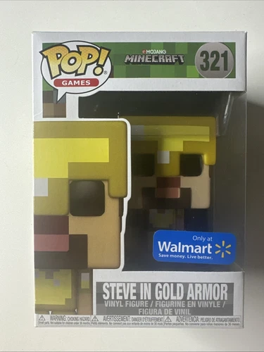 Funko Pop Steve In Gold Armor Walmart Exclusive #321