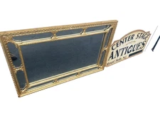 65739 Rectangular La Barge Gold Decorator Mirror