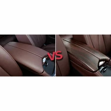 Wood Grain Central Console Armrest Box Cover Trim For Buick Envision 2016-2020