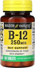 Mason Vitamins Mason Vitamin B 12 250mcg Tablets