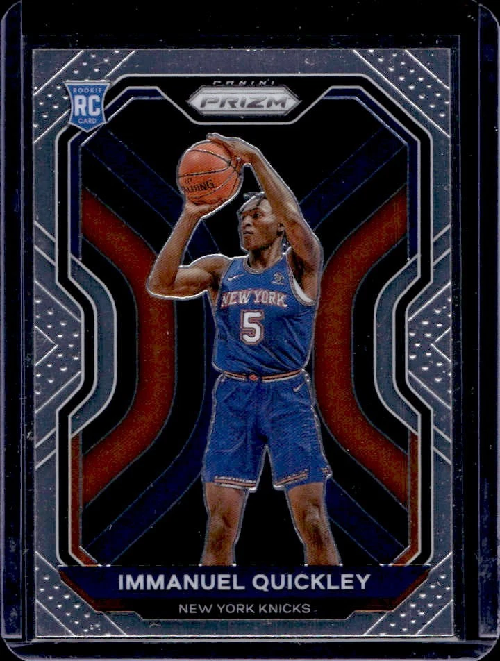 2020-21 Panini Prizm Immanuel Quickley RC Rookie #296 Knicks