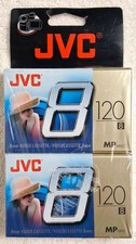 New Sealed JVC HI8 Metal 8mm Video Cassette 2 Pack