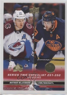 2022 Series 2 Checklist UD Exclusives /100 Nathan MacKinnon Leon Draisaitl 1tf5