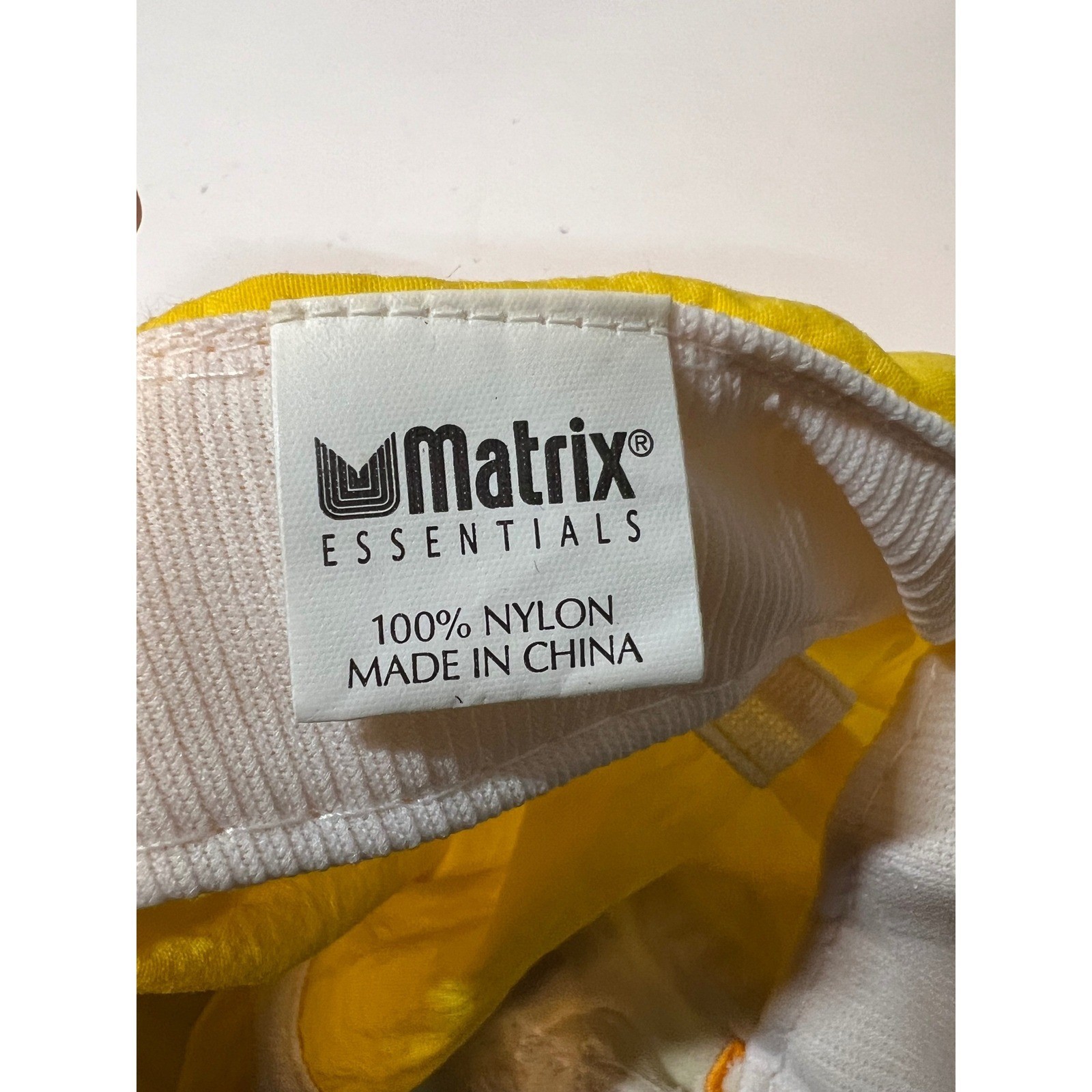 Matrix Essentials Yellow Nylon Baseball Cap Embro… - image 8