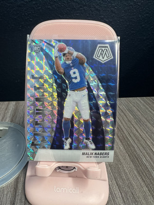 2024 PANINI MOSAIC MALIK NABERS RC ELEVATE HOLO SILVER PRIZM ROOKIE #3 GIANTS