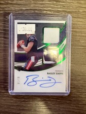 2022 Panini Immaculate Collection Bailey Zappe #ISP-BZA /16 Patch Memorabilia