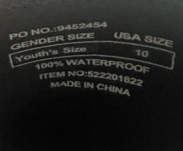 Red Head Kamari Hunting Boot Neoprene Waterproof Camo Rain Boot Kids Youth Sz 10 - Image 3 of 4