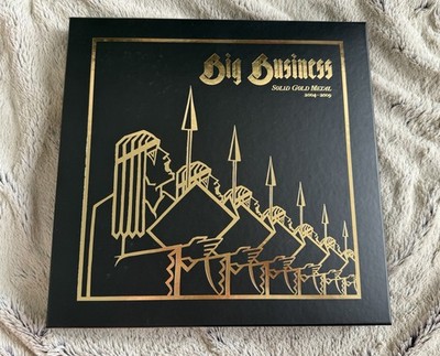 Big Business Solid Gold Metal 2004-2009 Box 4 Color Vinyl LP Number 10/500 Mint