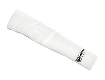 Volleyball Arm Protection Sleeve Finger Free Setting White Small/Medium 1 PC