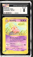 Slowking 2003 Pokemon Aquapolis CGC 8 #34/147 on eBay