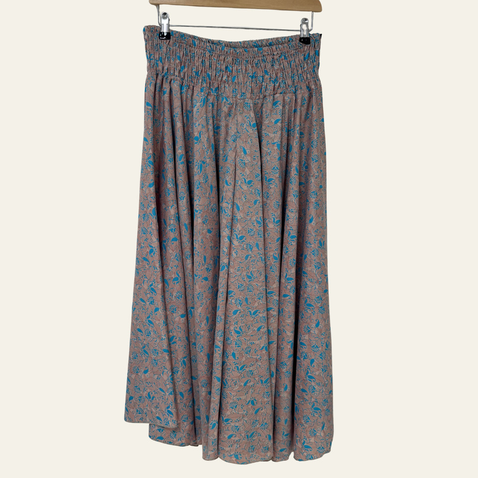 Boho Diva Womens Harem Pants Wide Leg Paisley Print Elastic Waist Boho