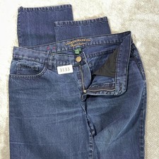 Lauren Ralph Lauren Jeans Womens 10 Blue Straight Leg Dark Wash Denim