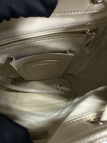 CHANEL Leder Duma Rucksack Beige IC Chip - Bild 15 von 16