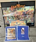 * JTz ** ELTON JOHN ~ "CAPTAIN FANTASTIC" * 1st Pr * Poster, Booklets* Excellent