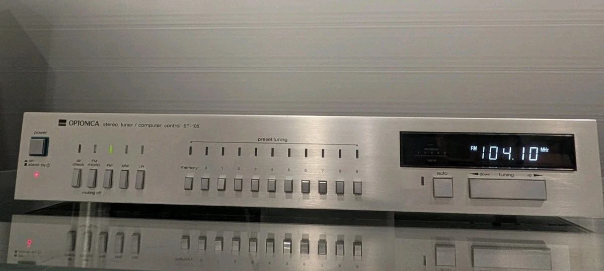 Sharp Optonica ST-105 H Vintage Sintonizador Estéreo Digital Japón | Probado