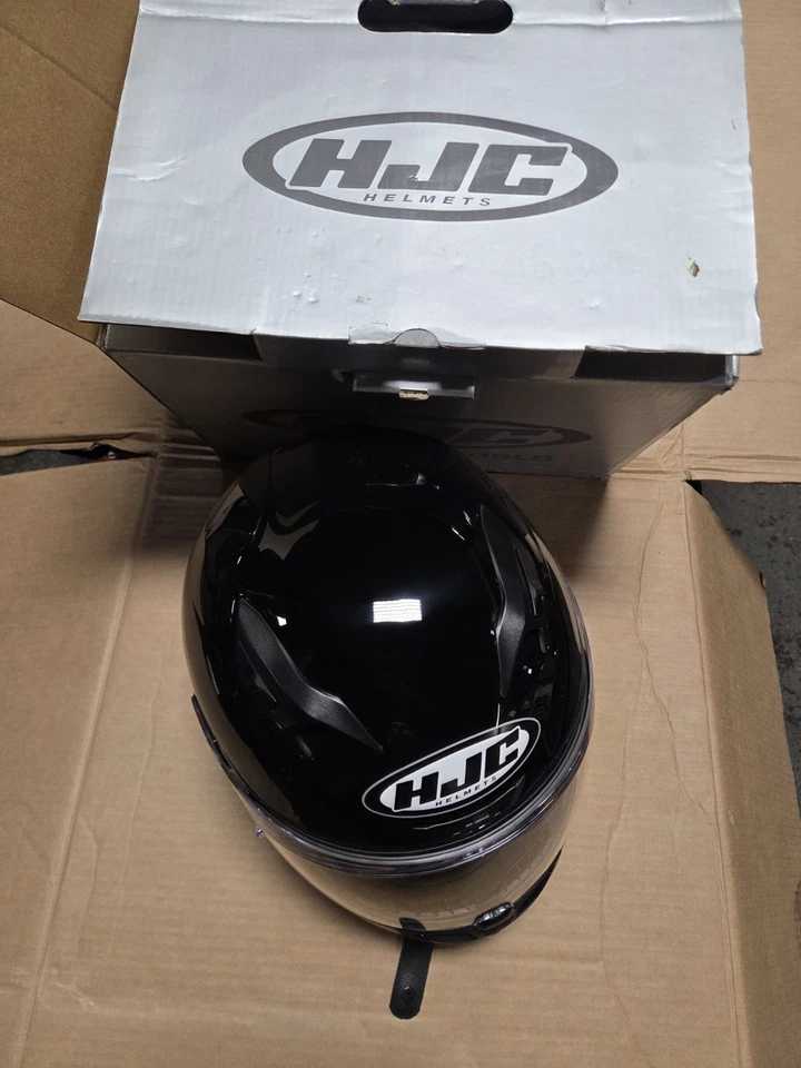 Casco de motocicleta HJC i10 negro 4XL cara completa i-10 negro ¡COMO NUEVO!! Foto 2 de 4