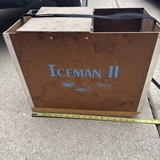 VTG Iceman 2 Ice Fishing Sled ( Wood & Sheet Metal ) 18”x14.5”x9.5” With Strap