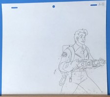 Real Ghostbusters Original Animation Production Art Drawing DIC Entertainment