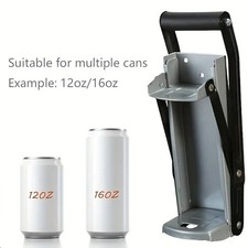 Manual Can Crusher Hand Operated Beer Soda Smasher Aluminum Recycling Gadget