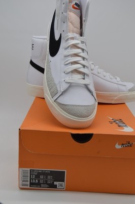 Size 12 - Nike Blazer Mid 77 Vintage White Black 2019
