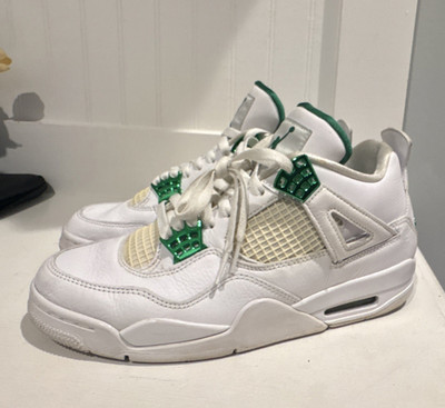 Used Nike Air Jordan 4 Retro Metallic Green (CT8527-113)   Men s Size 8.5 